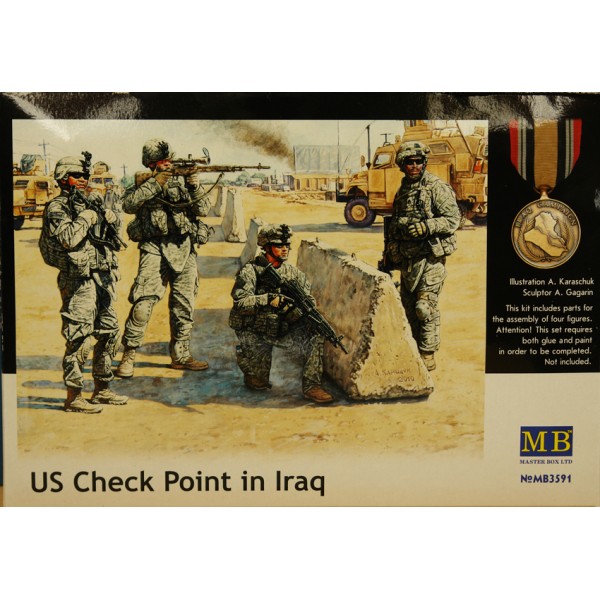 συναρμολογουμενες φιγουρες - συναρμολογουμενα μοντελα - 1/35 US CHECK POINT IN IRAQ ΦΙΓΟΥΡΕΣ  1/35