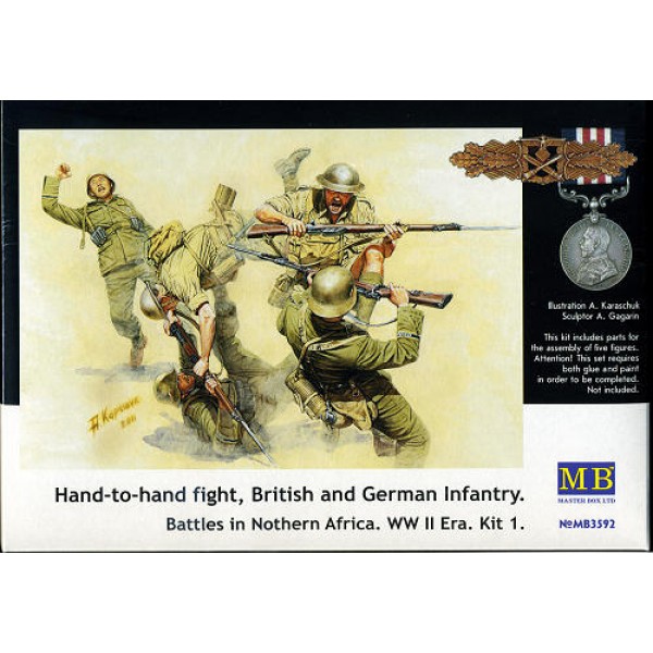 συναρμολογουμενες φιγουρες - συναρμολογουμενα μοντελα - 1/35 WWII HAND TO HAND FIGHT BRITISH AND GERMAN INFANTRY ΦΙΓΟΥΡΕΣ  1/35
