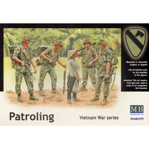 συναρμολογουμενες φιγουρες - συναρμολογουμενα μοντελα - 1/35 PATROLING VIETNAM WAR SERIES ΦΙΓΟΥΡΕΣ  1/35