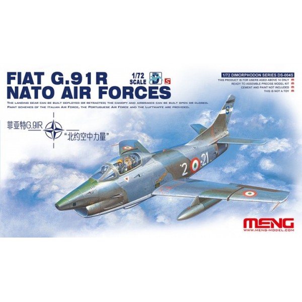1/72 FIAT G.91 R NATO AIR FORCES ΑΕΡΟΠΛΑΝΑ
