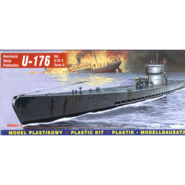 συναρμολογουμενα υποβρυχια - συναρμολογουμενα μοντελα - 1/400 U-176 TYP U-IX C TURM II ΥΠΟΒΡΥΧΙΑ