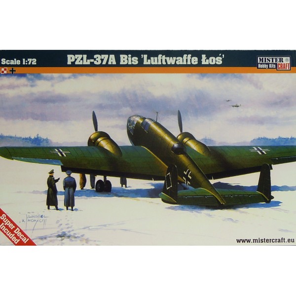 συναρμολογουμενα μοντελα αεροπλανων - συναρμολογουμενα μοντελα - 1/72 PZL-37A Bis 'Luftwaffe Los' LUFTWAFFE CAPTURED BOMBER ΠΛΑΣΤΙΚΑ ΚΙΤ ΑΕΡΟΠΛΑΝΩΝ 1/72