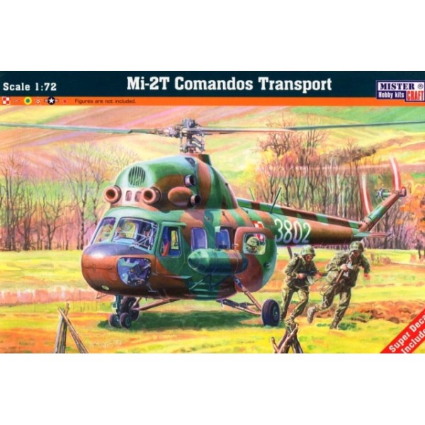 συναρμολογουμενα ελικοπτερα - συναρμολογουμενα μοντελα - 1/72 MiL Mi-2T ''COMANDOS TRANSPORT'' SOVIET TRANSPORT HELICOPTER ΕΛΙΚΟΠΤΕΡΑ