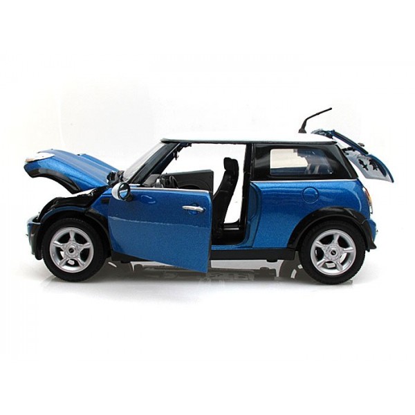 ετοιμα μοντελα αυτοκινητων - ετοιμα μοντελα - 1/18 MINI COOPER BLUE with WHITE ROOF 2004 ΑΥΤΟΚΙΝΗΤΑ