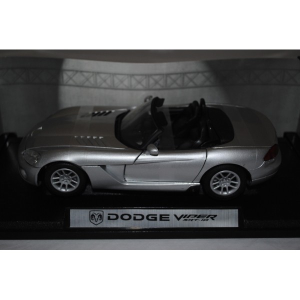 ετοιμα μοντελα αυτοκινητων - ετοιμα μοντελα - 1/18 DODGE VIPER SRT-10 2003 SILVER ΑΥΤΟΚΙΝΗΤΑ