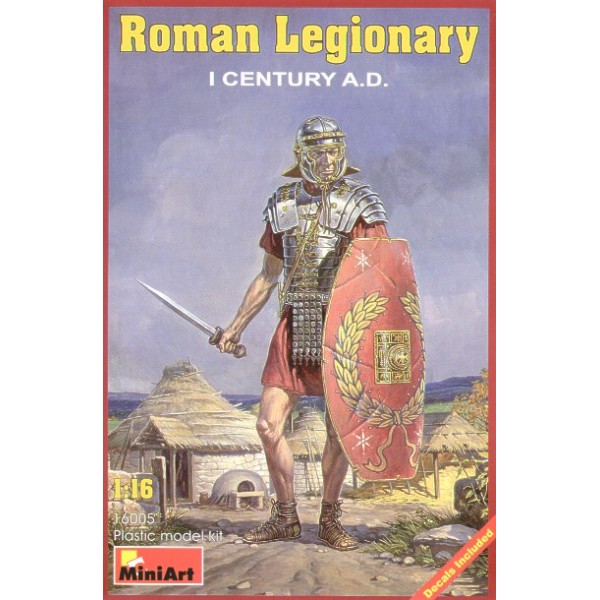 συναρμολογουμενες φιγουρες - συναρμολογουμενα μοντελα - 1/16 ROMAN LEGIONARY I CENTURY A.D. ΦΙΓΟΥΡΕΣ 1/16