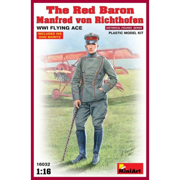 συναρμολογουμενες φιγουρες - συναρμολογουμενα μοντελα - 1/16 THE RED BARON MANFRED VON RICHTHOFEN WWI FLYING ACE ΦΙΓΟΥΡΕΣ 1/16