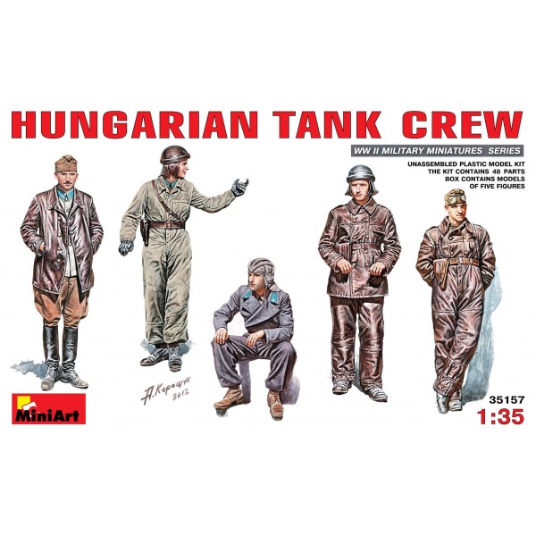 συναρμολογουμενες φιγουρες - συναρμολογουμενα μοντελα - 1/35 HUNGARIAN TANK CREW ΦΙΓΟΥΡΕΣ  1/35
