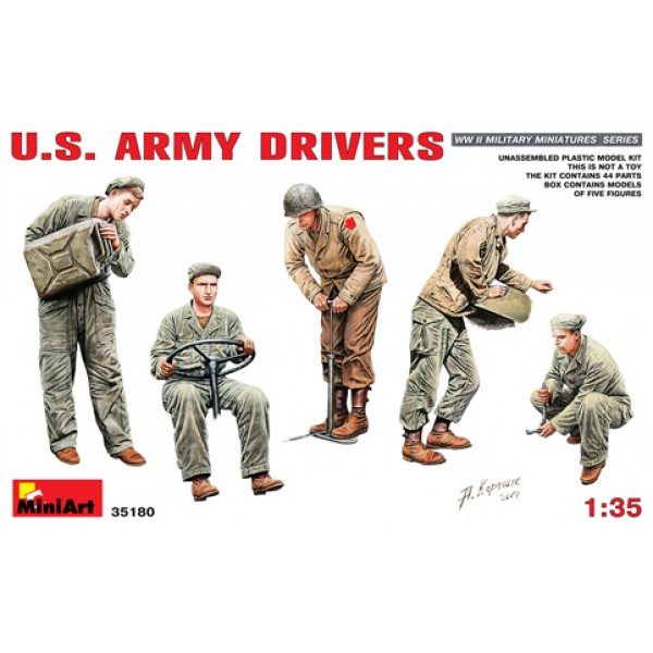 συναρμολογουμενες φιγουρες - συναρμολογουμενα μοντελα - 1/35 U.S. ARMY DRIVERS ΦΙΓΟΥΡΕΣ  1/35