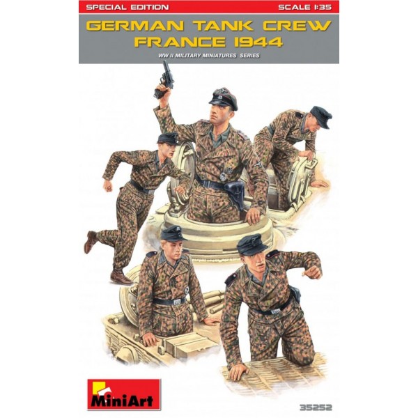 συναρμολογουμενες φιγουρες - συναρμολογουμενα μοντελα - 1/35 GERMAN TANK CREW FRANCE 1944 (5 figures & weapons) ΦΙΓΟΥΡΕΣ  1/35