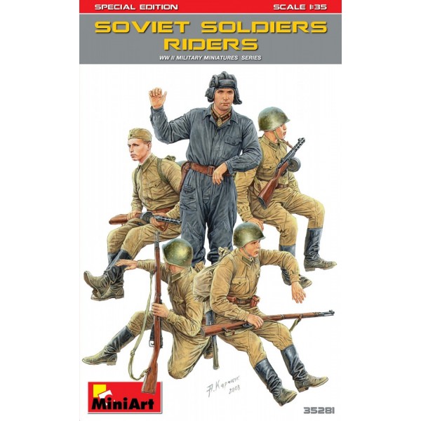 συναρμολογουμενες φιγουρες - συναρμολογουμενα μοντελα - 1/35 SOVIET SOLDIERS RIDERS SPECIAL EDITION ΦΙΓΟΥΡΕΣ  1/35