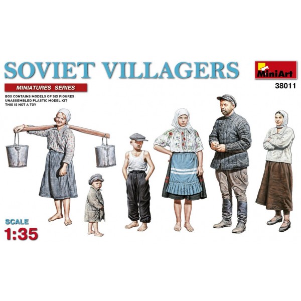 συναρμολογουμενες φιγουρες - συναρμολογουμενα μοντελα - 1/35 SOVIET VILLAGERS ΦΙΓΟΥΡΕΣ  1/35