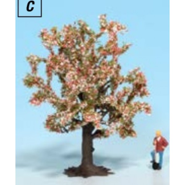 FRUIT TREE WITH PINK FLOWERS 8cm ΥΛΙΚΑ ΜΑΚΕΤΑΣ