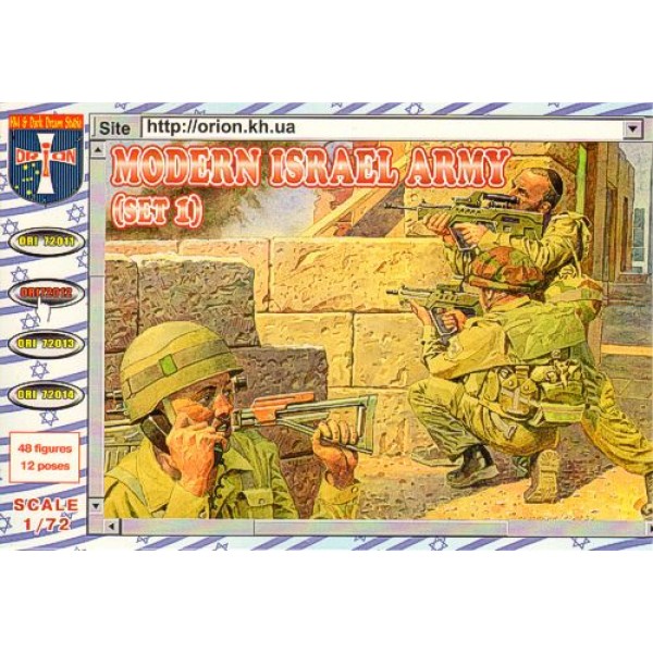 συναρμολογουμενες φιγουρες - συναρμολογουμενα μοντελα - 1/72 MODERN ISRAELI ARMY (SET 1) ΦΙΓΟΥΡΕΣ  1/72