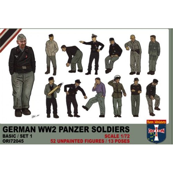 συναρμολογουμενες φιγουρες - συναρμολογουμενα μοντελα - 1/72 GERMAN WWII PANZER SOLDIERS SET 1 ΦΙΓΟΥΡΕΣ  1/72