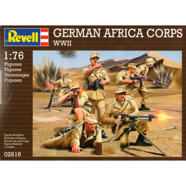 συναρμολογουμενες φιγουρες - συναρμολογουμενα μοντελα - 1/76 WWII GERMAN AFRICA CORPS ΦΙΓΟΥΡΕΣ  1/72