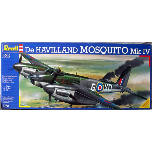 συναρμολογουμενα μοντελα αεροπλανων - συναρμολογουμενα μοντελα - 1/32 DE HAVILLAND MOSQUITO Mk.IV ΑΕΡΟΠΛΑΝΑ