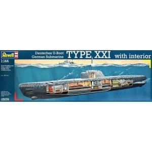 1/144 U-BOAT TYPE XXI U-2540 (w/INTERIOR)