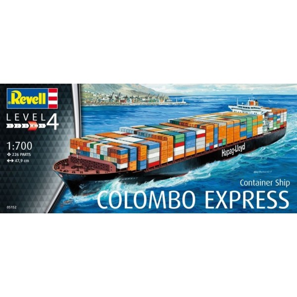 συναρμολογουμενα πλοια - συναρμολογουμενα μοντελα - 1/700 CONTAINER SHIP COLOMBO EXPRESS ΠΛΟΙΑ