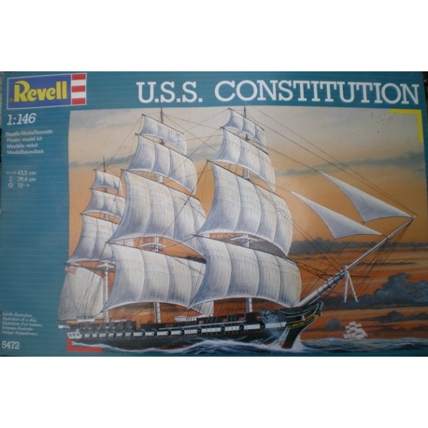 συναρμολογουμενα πλοια - συναρμολογουμενα μοντελα - 1/146 U.S.S. CONSTITUTION ΠΛΟΙΑ