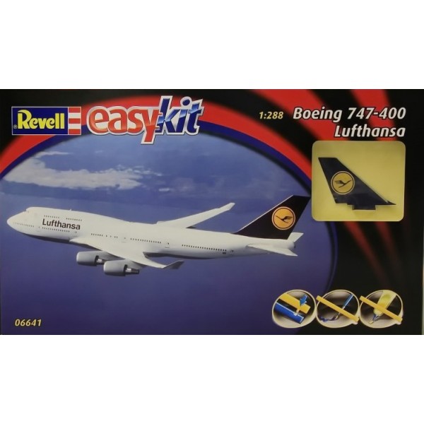 συναρμολογουμενα μοντελα αεροπλανων - συναρμολογουμενα μοντελα - 1/288 BOEING 747-400 LUFTHANSA (EASY KIT) ΠΟΛΙΤΙΚΑ ΑΕΡΟΠΛΑΝΑ