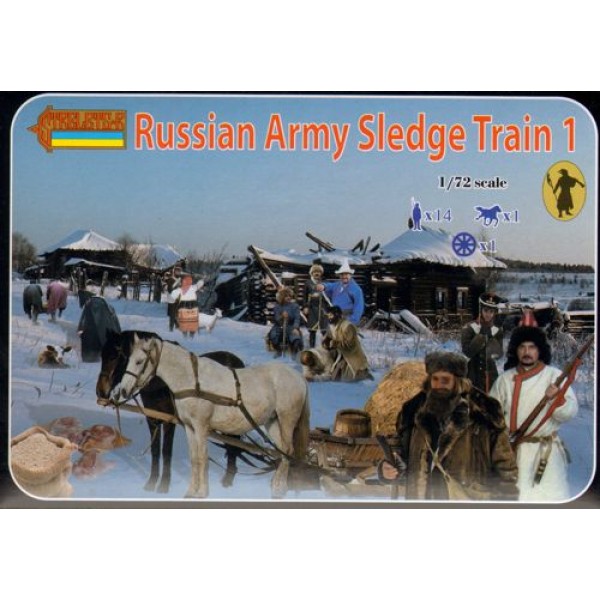 συναρμολογουμενες φιγουρες - συναρμολογουμενα μοντελα - 1/72 RUSSIAN ARMY SLEDGE TRAIN 1 ΦΙΓΟΥΡΕΣ  1/72