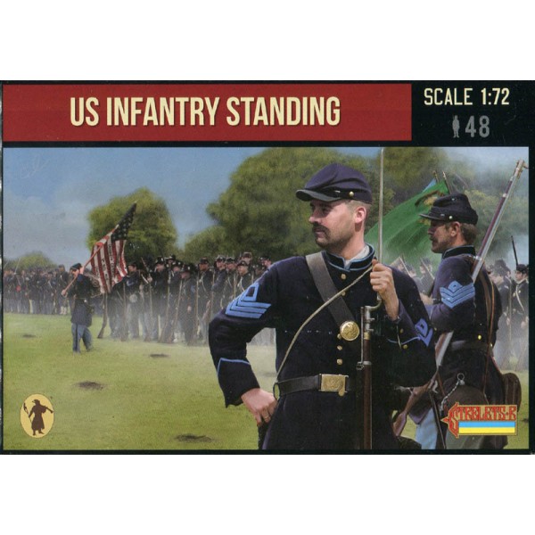 συναρμολογουμενες φιγουρες - συναρμολογουμενα μοντελα - 1/72 US INFANTRY STANDING (American Civil War) ΦΙΓΟΥΡΕΣ  1/72
