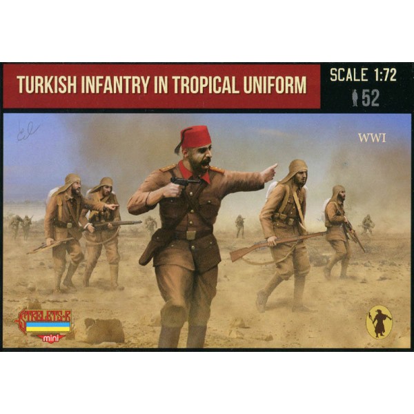 συναρμολογουμενες φιγουρες - συναρμολογουμενα μοντελα - 1/72 TURKISH INFANTRY IN TROPICAL UNIFORM ΦΙΓΟΥΡΕΣ  1/72