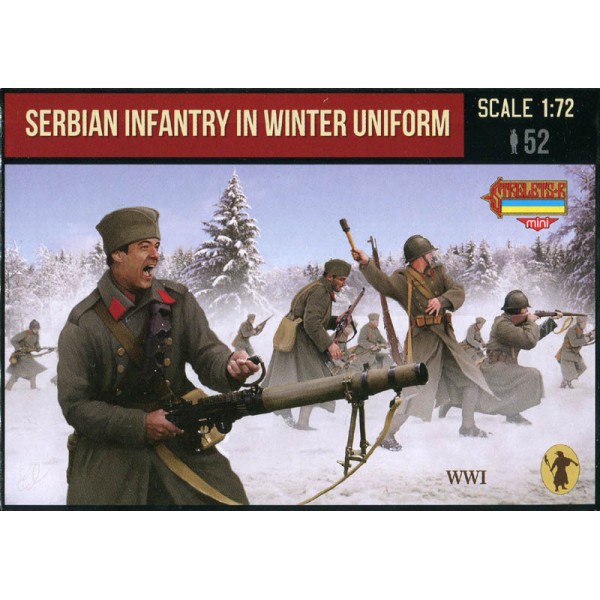 συναρμολογουμενες φιγουρες - συναρμολογουμενα μοντελα - 1/72 SERBIAN INFANTRY IN WINTER UNIFORM (WWI) ΦΙΓΟΥΡΕΣ  1/72