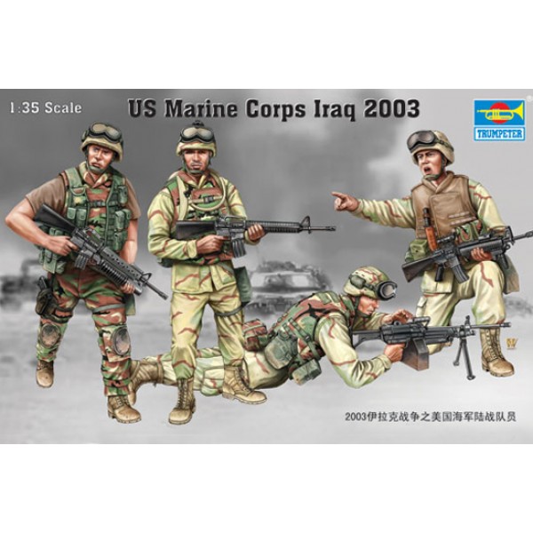 συναρμολογουμενες φιγουρες - συναρμολογουμενα μοντελα - 1/35 US MARINE CORPS IRAQ 2003 ΦΙΓΟΥΡΕΣ  1/35
