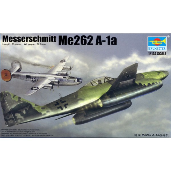συναρμολογουμενα μοντελα αεροπλανων - συναρμολογουμενα μοντελα - 1/144 MESSERSCHMITT Me 262 A-1a ΑΕΡΟΠΛΑΝΑ