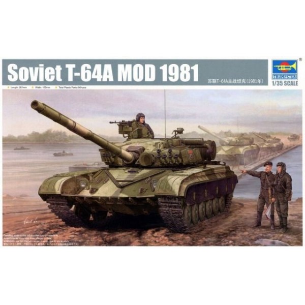 συναρμολογουμενα στραιτωτικα αξεσοιυαρ - συναρμολογουμενα στραιτωτικα οπλα - συναρμολογουμενα στραιτωτικα οχηματα - συναρμολογουμενα μοντελα - 1/35 SOVIET T-64A MOD 1981 ΣΤΡΑΤΙΩΤΙΚΑ ΟΧΗΜΑΤΑ 1/35