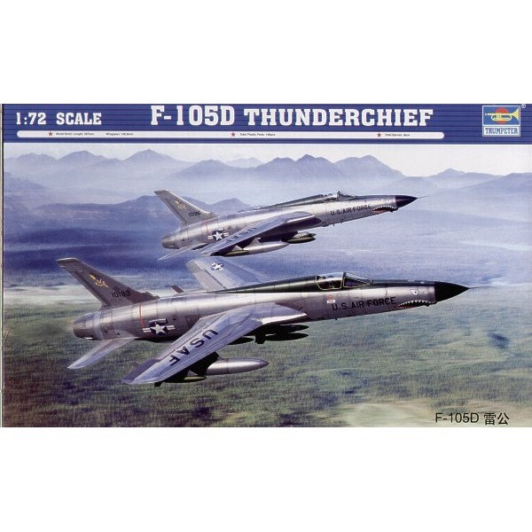 συναρμολογουμενα μοντελα αεροπλανων - συναρμολογουμενα μοντελα - 1/72 F-105D THUNDERCHIEF ΑΕΡΟΠΛΑΝΑ
