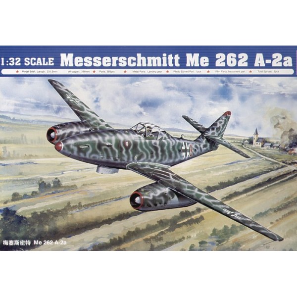συναρμολογουμενα μοντελα αεροπλανων - συναρμολογουμενα μοντελα - 1/32 MESSERSCHMITT Me 262 A-2a ΑΕΡΟΠΛΑΝΑ