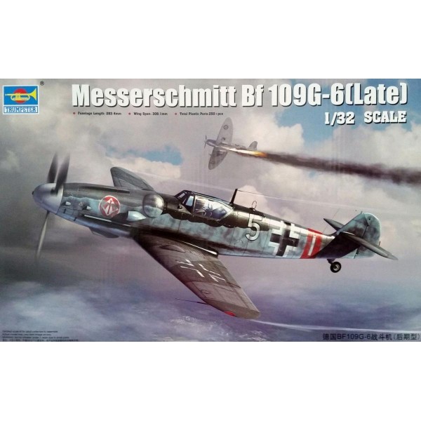 συναρμολογουμενα μοντελα αεροπλανων - συναρμολογουμενα μοντελα - 1/32 MESSERSCHMITT Bf 109G-6 (Late) ΑΕΡΟΠΛΑΝΑ