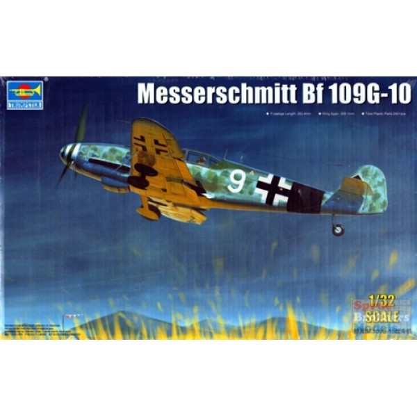 συναρμολογουμενα μοντελα αεροπλανων - συναρμολογουμενα μοντελα - 1/32 MESSERSCHMITT Bf 109G-10 ΠΛΑΣΤΙΚΑ ΚΙΤ ΑΕΡΟΠΛΑΝΩΝ 1/32