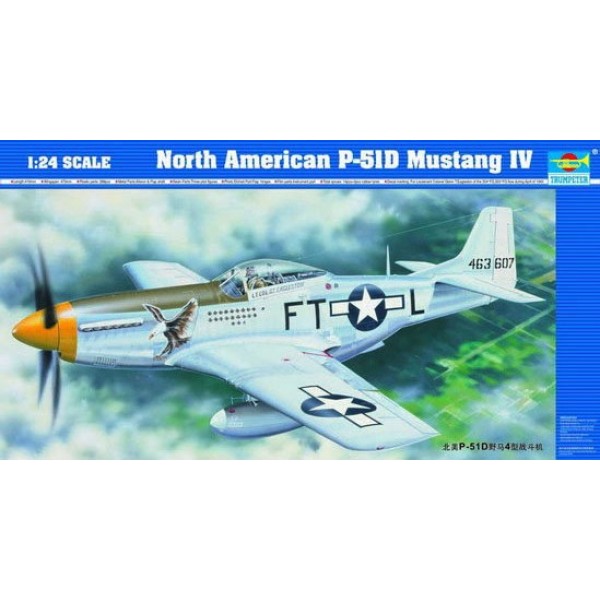 συναρμολογουμενα μοντελα αεροπλανων - συναρμολογουμενα μοντελα - 1/24 NORTH AMERICAN P-51D MUSTANG IV ΑΕΡΟΠΛΑΝΑ