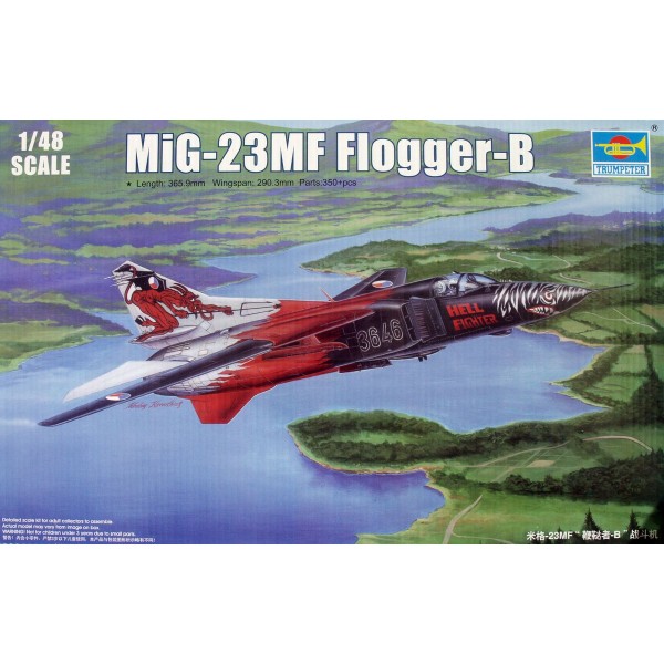 συναρμολογουμενα μοντελα αεροπλανων - συναρμολογουμενα μοντελα - 1/48 MiG-23MF FLOGGER-B ΠΛΑΣΤΙΚΑ ΚΙΤ ΑΕΡΟΠΛΑΝΩΝ 1/48