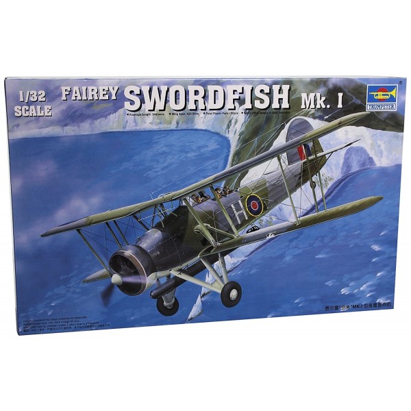 συναρμολογουμενα μοντελα αεροπλανων - συναρμολογουμενα μοντελα - 1/32 FAIREY SWORDFISH Mk.I ΠΛΑΣΤΙΚΑ ΚΙΤ ΑΕΡΟΠΛΑΝΩΝ 1/32