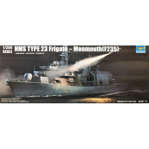 συναρμολογουμενα πλοια - συναρμολογουμενα μοντελα - 1/350 HMS TYPE 23 FRIGATE - MONMOUTH(F235) ΠΛΟΙΑ