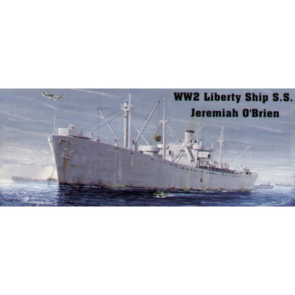 συναρμολογουμενα πλοια - συναρμολογουμενα μοντελα - 1/350 WWII LIBERTY SHIP S.S. JEREMIAH O'BRIEN ΠΛΟΙΑ