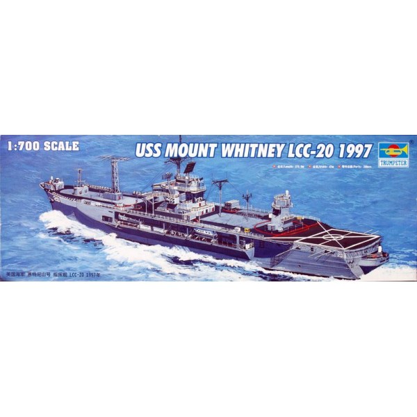 συναρμολογουμενα πλοια - συναρμολογουμενα μοντελα - 1/700 USS MOUNT WHITNEY LCC-20 1997 ΠΛΟΙΑ