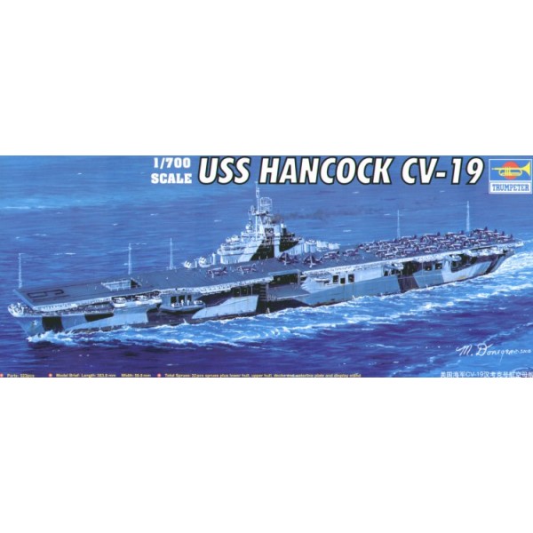 συναρμολογουμενα πλοια - συναρμολογουμενα μοντελα - 1/700 USS HANCOCK CV-19 ΠΛΟΙΑ
