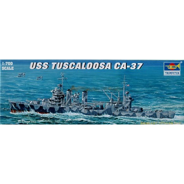 συναρμολογουμενα πλοια - συναρμολογουμενα μοντελα - 1/700 USS TUSCALOOSA CA-37 ΠΛΟΙΑ