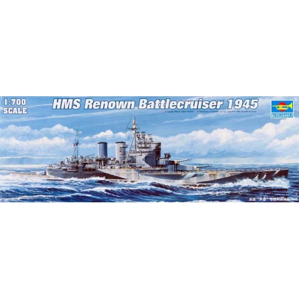συναρμολογουμενα πλοια - συναρμολογουμενα μοντελα - 1/700 HMS RENOWN BATTLECRUISER 1945 ΠΛΟΙΑ