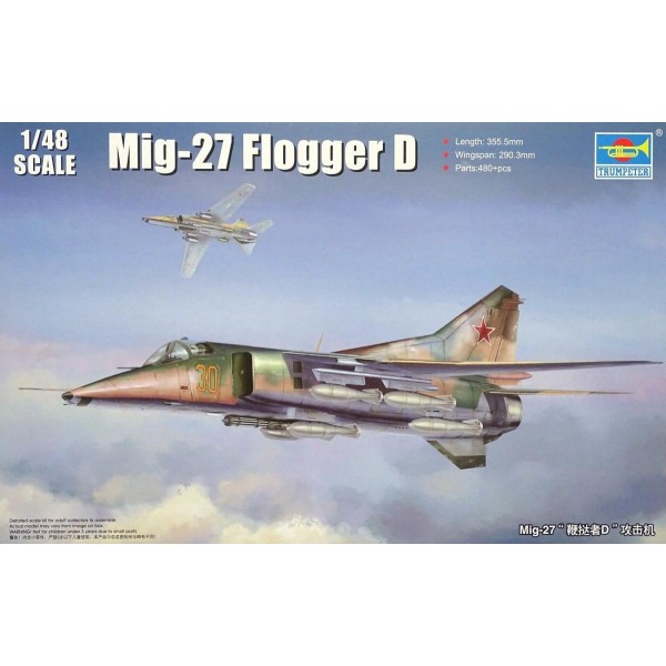 συναρμολογουμενα μοντελα αεροπλανων - συναρμολογουμενα μοντελα - 1/48 MIKOYAN Mig-27 Flogger D ΑΕΡΟΠΛΑΝΑ