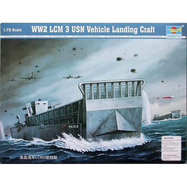 συναρμολογουμενα πλοια - συναρμολογουμενα μοντελα - 1/72 WWII LCM 3 D-DAY LANDING CRAFT USN ΠΛΟΙΑ