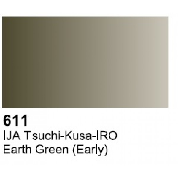 χρωματα μοντελισμου - SURFACE PRIMER IJA TSUCHI KUSA-IRO EARTH GREEN (EARLY) 17ml ΑΣΤΑΡΙΑ ΔΙΑΛΥΤΙΚΑ 17ml