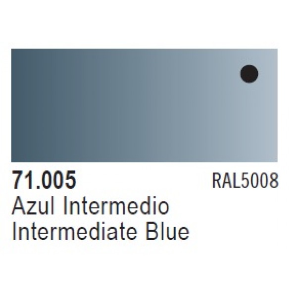 χρωματα μοντελισμου - MODEL AIR INTERMEDIATE BLUE 17ml VALLEJO ΑΚΡΥΛΙΚΑ MODEL AIR 17ml