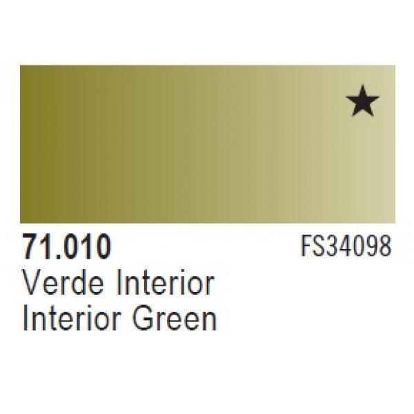 χρωματα μοντελισμου - MODEL AIR INTERIOR GREEN 17ml VALLEJO ΑΚΡΥΛΙΚΑ MODEL AIR 17ml